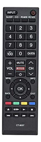 Nuevo Control Remoto Ct-8037 Ct8037 Apto Para Toshiba 40l***