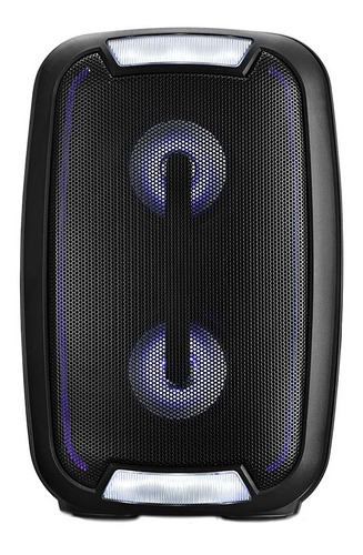 Imagem 2 de 3 de Alto-falante Multilaser SP336 portátil com bluetooth preto