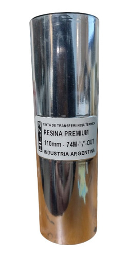 Pack 10 Rollos Ribbon Resina Premium 110mm X 74mts