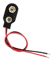 Comprar Porta Pila Broche Para Bateria Pila Cuadrada De 9v Arduino