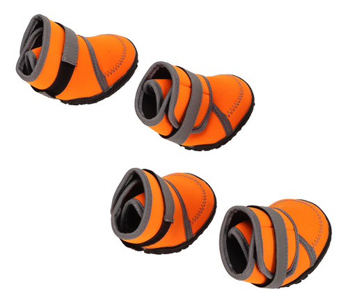 Botines Para Perros, 4 Unidades, De Goma Suave, Impermeables