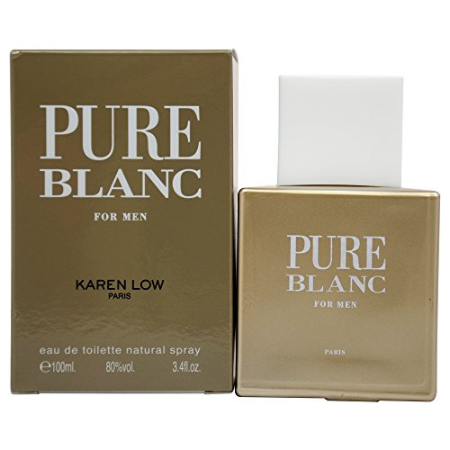 Karen Low Pure Blanc Eau De Toilette Spray Para Hombres, 3.4