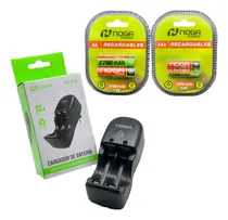 Comprar Cargador Pilas Noga Aaa\u002Faa + 2 Pilas Aaa Y 2 Aa Recargables