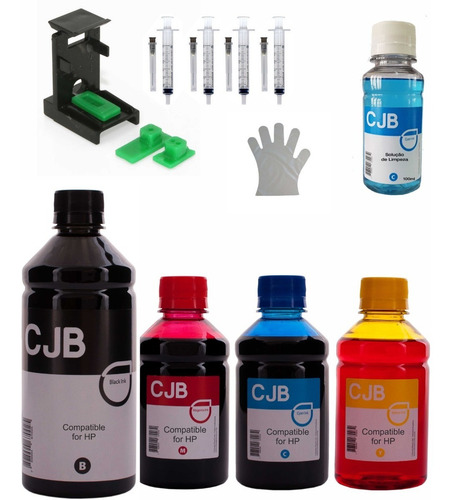 Imagem 1 de 1 de Kit Recarga Cartuchos Hp + Snap Fill 60 122 901 21 22