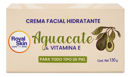 Crema Hidratante De Aguacate Royal Skin 30g 