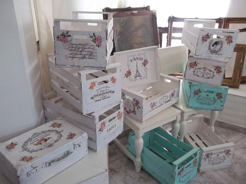 Imagen 2 de 4 de Cajon Al Estilo Shabby Chic-decoracion- Vintage