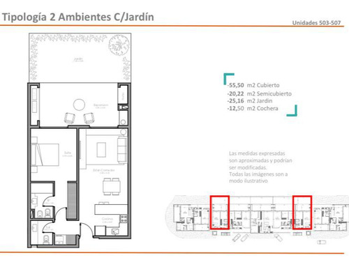 Venta Depto 2 Amb Con Jardín A Estrenar En Tortuguitas