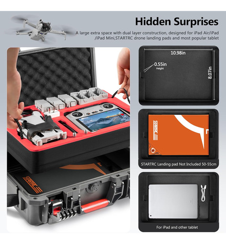 Mini 4 Pro Funda De Transporte Impermeable Para Dji Mini 4 P