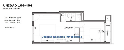 J.s. Venta Apartamento 1 Dormitorio Goes Estrenar Balcon
