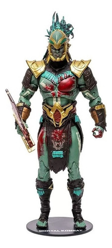 Brinquedos Mcfarlane Mortal Kombat Kotal Kahn Blood Action