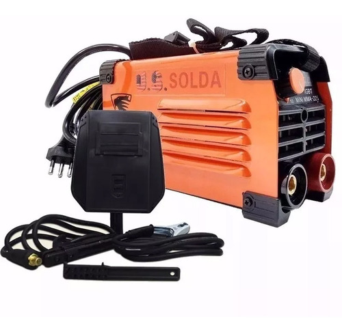 Maquina Solda Mini Inversora 225 Mma 220v Portatil Usk