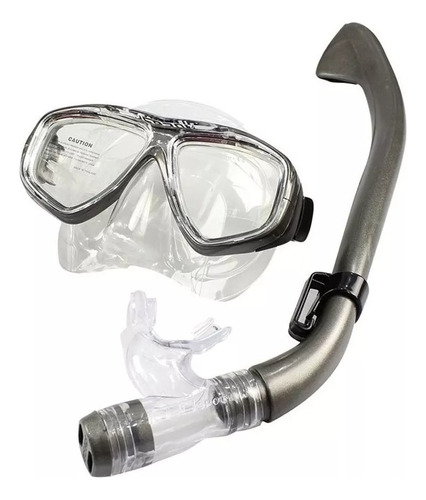 Kit Máscara Mergulho Kit Astra Snorkel Com Válvula