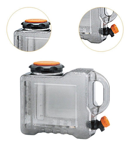 Dispensador De Bebidas De Contenedor De Agua, Con Grifo, 5l