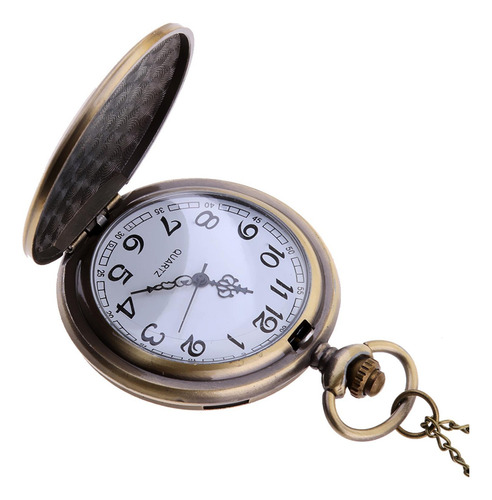 Retro Vintage Antiguo Steampunk Reloj De Bolsillo Collar
