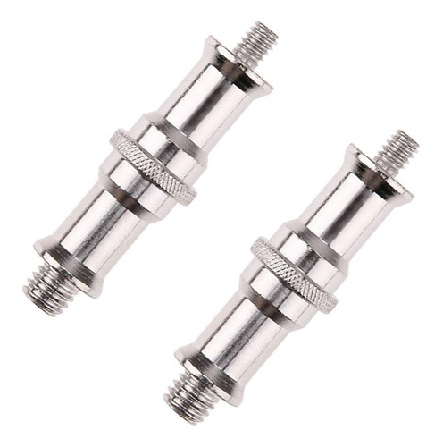 Imagen 1 de 6 de Espiga Tornillo Adaptador Largo Rosca 1/4 A 3/8 Macho