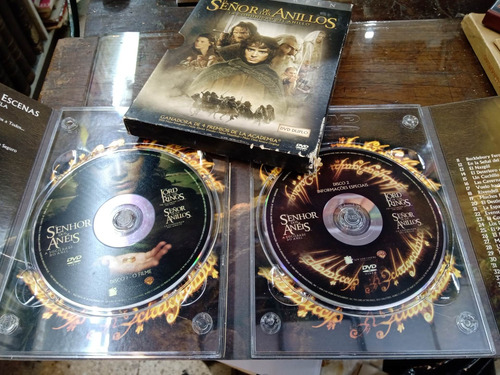 Imagen 1 de 1 de El Señor De Los Anillos La Comunidad Dvd Duplo