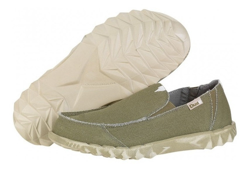 Zapatos Mocasines Nauticos Hombre Hey Dude Farty Khaki