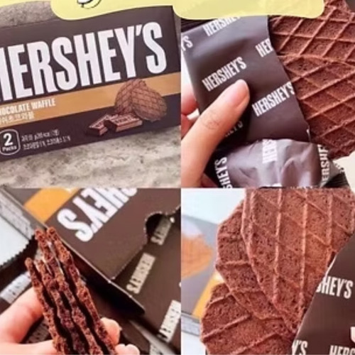 Hershey Chocolate Waffle De Chocolate Importado De Korea