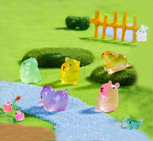150 Cifras Luminosas De Animales En Miniatura De Resina Con