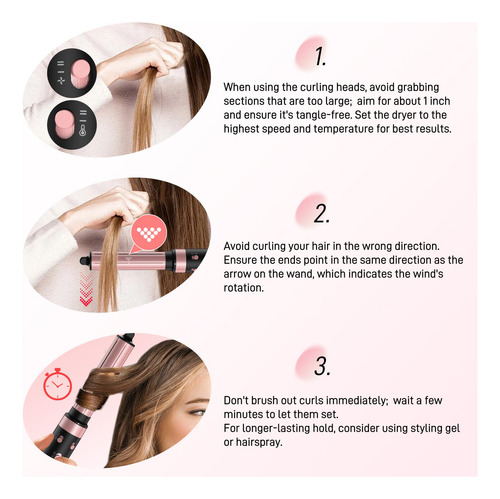 Secador De Pelo Y Rizador Air Styler Mescomb Ionic 3 En 1