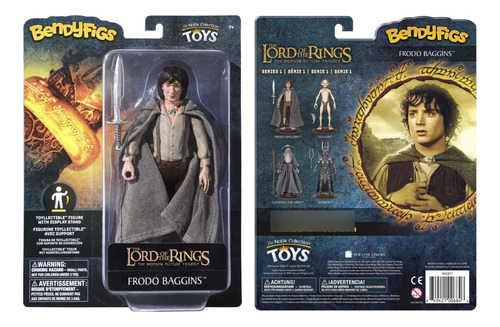 Figura Frodo Baggins The Lord Of Rings Bendyfigs Base Toyz