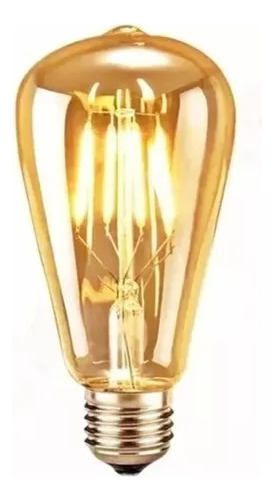 Lâmpada Vintage Retrô - Thomas Edison - Filamento De Carbono