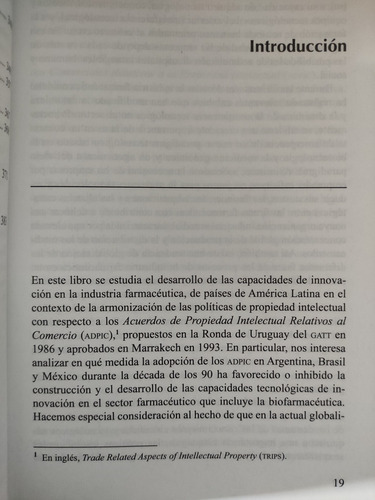 Propiedad Intelectual Y Capacidades De Innovación En La Indu