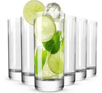 Comprar Juego De 6 Vasos De Cristal De 13 Onzas, Vasos