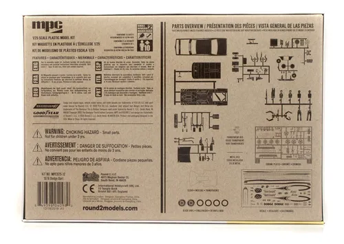 Mpc 1976 Dodge Dart Sport Kit De Modelo A Escala 1/25 (mpc92