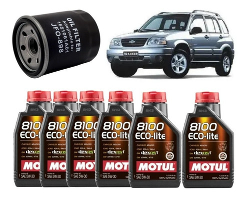 Kit Tracker 2.0 Wega Jfo0898 Motul 8100 5w30 Eco-lite