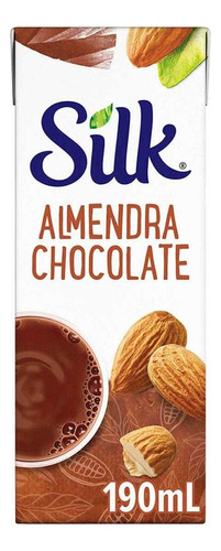 Silk Almendra Alimento Liquido De Almendra Con Chocolate 190ml