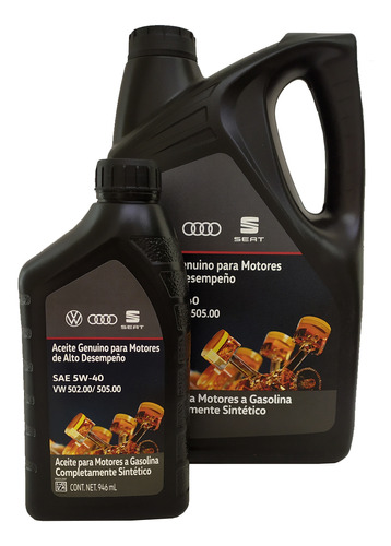 Aceite 5w-40 Genuino Vw Audi Cupra Seat Sintetico 5.9 L