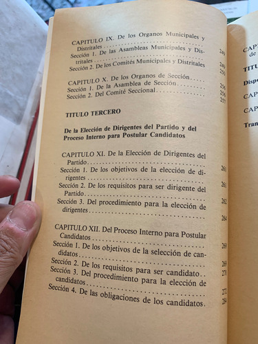 Partido Revolucionario Institucional Documentos Basicos (Usado)