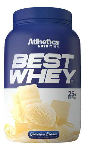 Best Whey 900g Sabores - Atlhetica Nutrition Sabor Chocolate Branco