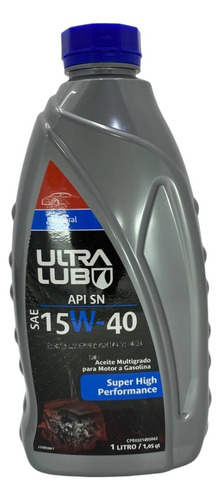 Aceite Mineral Ultralub 15w-40 Sn