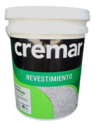 Cremar Revestimiento Bco Mediano X 25 Kg