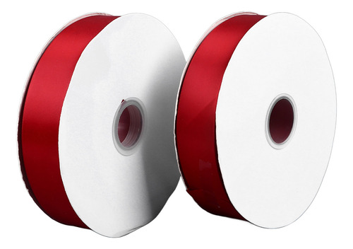 2 Rollo Liston Satinado Para Decoración Ancho 4cm 91 Metros