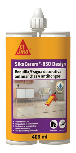Sikaceram 850 Design Boquilla Decorativa Interior Negro