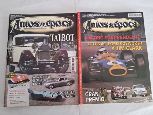Autos De Época. Lote De 10 Revistas. Se Vende Lote Completo (Usado)