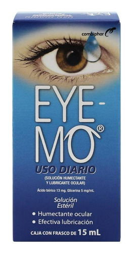 Solución Humectante Eye-mo Lubricante Ocular Uso Diario 15ml