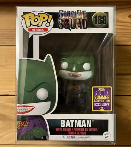 Funko Pop Batman Joker 188 Suicide Squad Sdcc2017 Dc Comics (Usado)