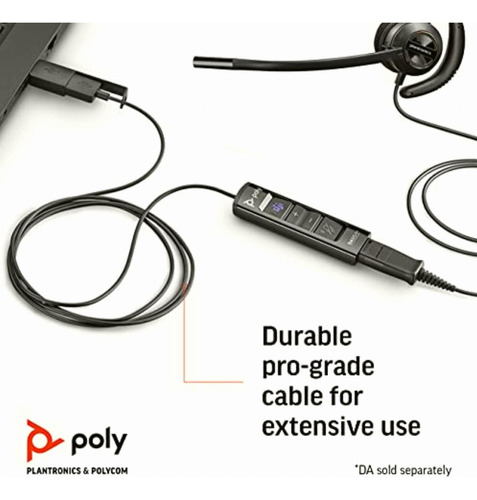 Poly Auriculares Encorepro 530 De Desconexión Rápida (qd)