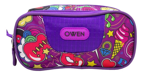 Owen Cartuchera Escolar Infantil Doble Cierre Owca60005