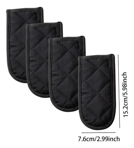 Fundas Para Mango De Sartén, Cubierta Para Soporte, Negro