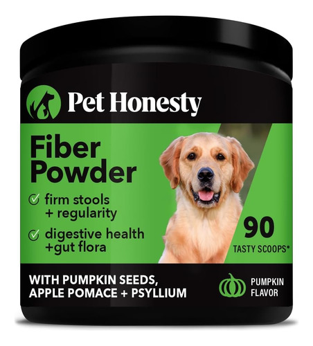 Fibra De Calabaza En Polvo Para Perros Pet Honesty 90 Scoops