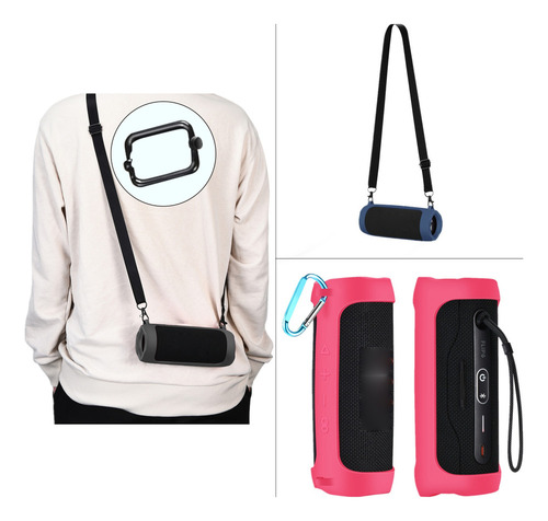 (bl) Funda Protectora Para Bocina Flip 6/5 Travel For Case