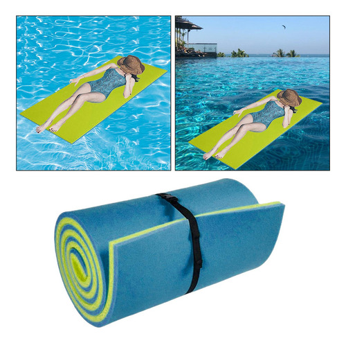 Estera Flotante De Agua Colchón Enrollable Para Juegos De
