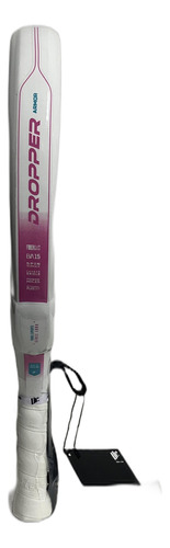 Pala/paleta De Pádel Urich Dropper Armor 3k Carbon Frame 25 Blanco