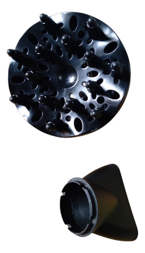 Difusor Y Boquilla Secador Pelo Negro