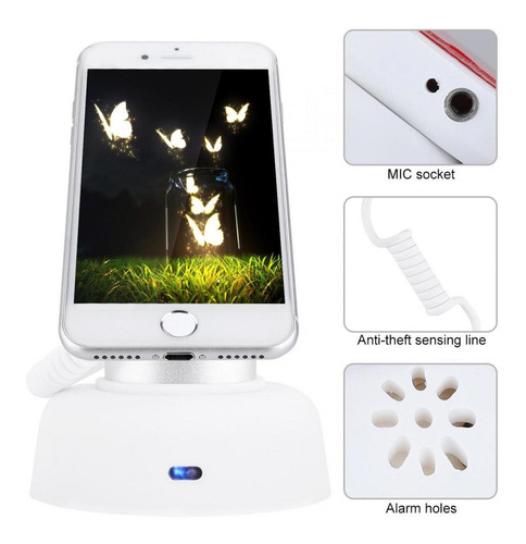 Cell Phone Display Stand Holder Anti-theft Security Alarm Ch